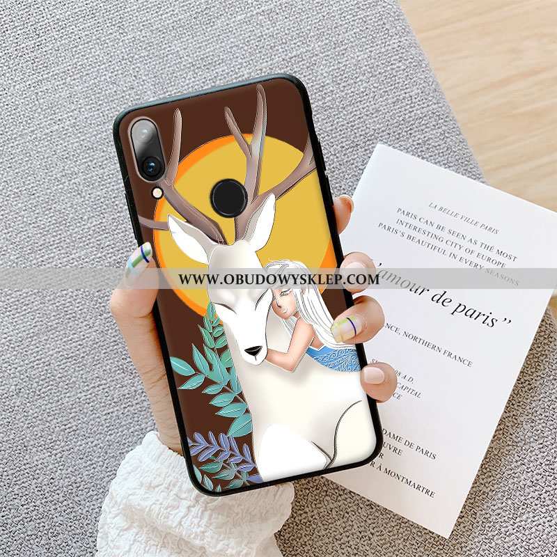 Futerał Huawei P Smart 2020 Relief Sztuka Chiński Styl, Pokrowce Huawei P Smart 2020 Trendy Niebiesk