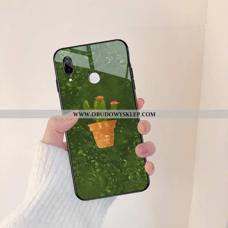 Futerał Huawei P Smart+ Cienkie Wiatr Etui, Pokrowce Huawei P Smart+ Silikonowe Osobowość Zielone