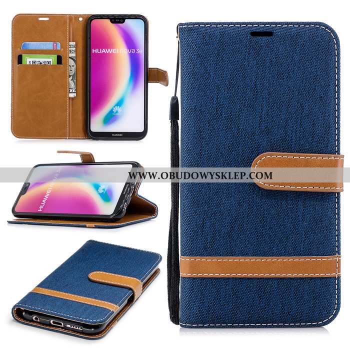 Futerał Huawei P20 Lite Ochraniacz Czerwony Etui, Pokrowce Huawei P20 Lite Skórzane Etui Anti-fall C