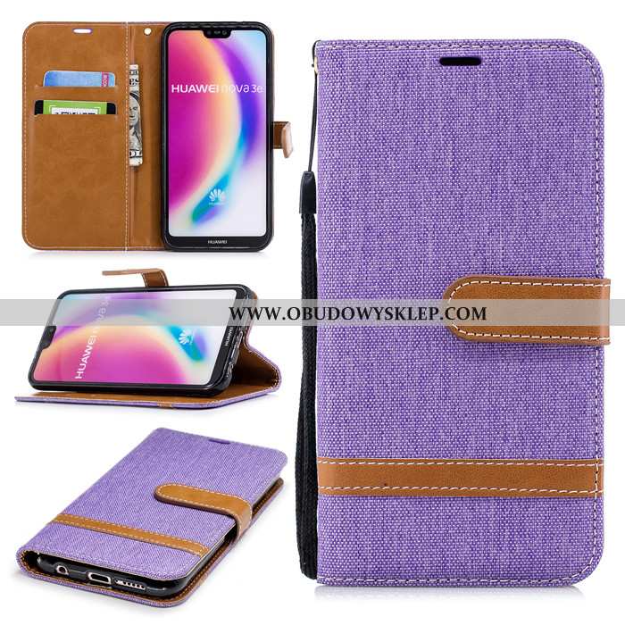 Futerał Huawei P20 Lite Ochraniacz Czerwony Etui, Pokrowce Huawei P20 Lite Skórzane Etui Anti-fall C