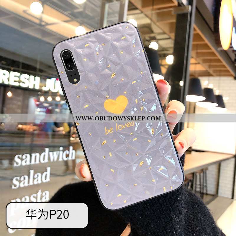 Futerał Huawei P20 Miękki Etui Kreskówka, Pokrowce Huawei P20 Filmy Silikonowe Zielone