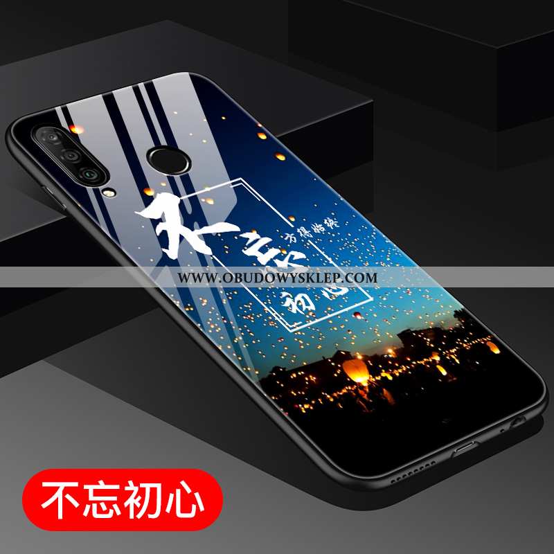 Futerał Huawei P30 Lite Osobowość Trudno Szkło, Pokrowce Huawei P30 Lite Piękny Wiatr Czerwona