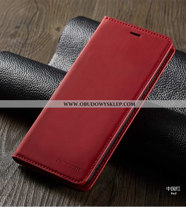 Futerał Huawei P30 Lite Xl Skórzane Etui Khaki Futerał, Pokrowce Huawei P30 Lite Xl Telefon Komórkow