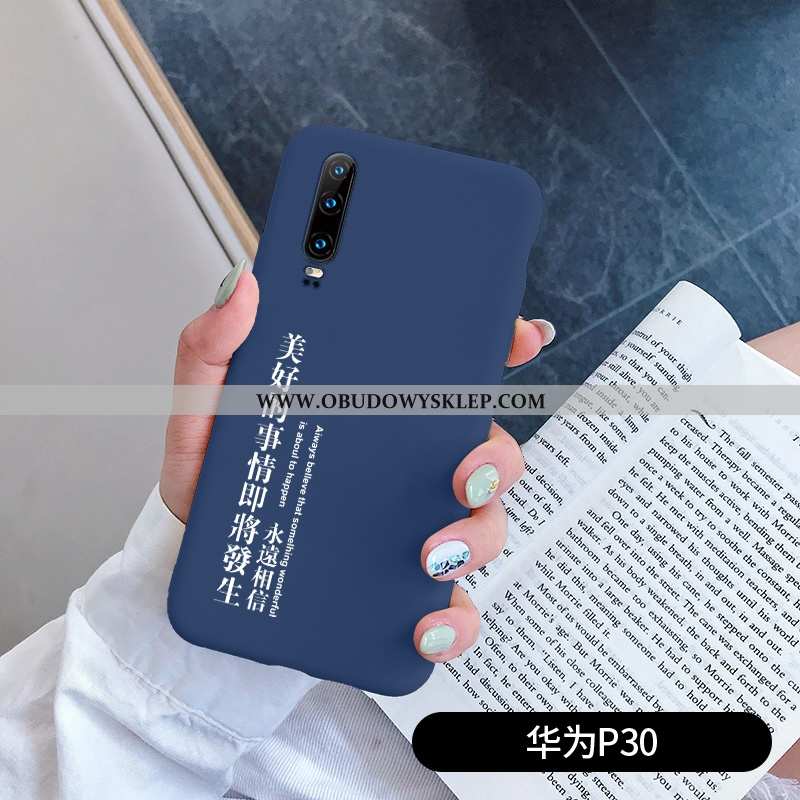 Futerał Huawei P30 Osobowość Etui, Pokrowce Huawei P30 Kreatywne Cienkie Czerwona