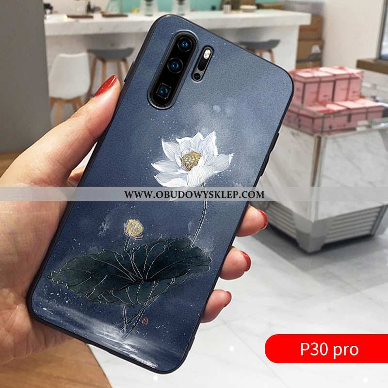 Futerał Huawei P30 Pro Nubuku Kreatywne Cienkie, Pokrowce Huawei P30 Pro Osobowość Ochraniacz Granat