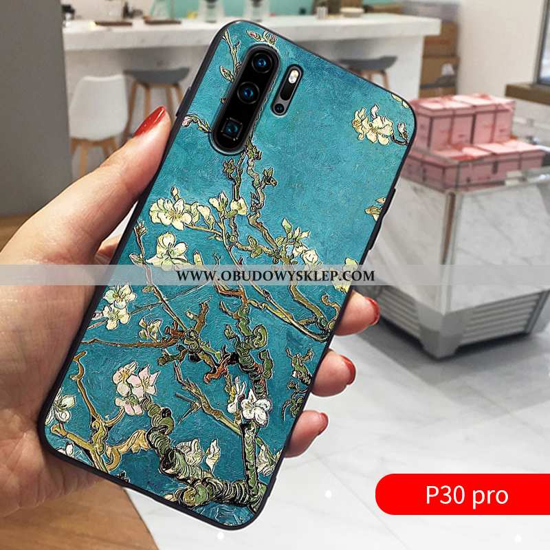 Futerał Huawei P30 Pro Nubuku Kreatywne Cienkie, Pokrowce Huawei P30 Pro Osobowość Ochraniacz Granat