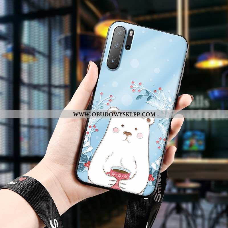Futerał Huawei P30 Pro Relief Niemowlę Piękny, Pokrowce Huawei P30 Pro Kreskówka Miękki Zielone