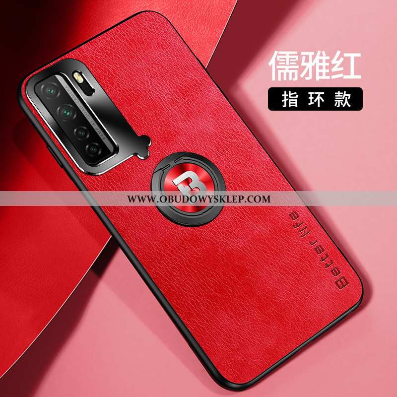 Futerał Huawei P40 Lite 5g Skóra Anti-fall Czerwony Netto, Pokrowce Huawei P40 Lite 5g Wzór All Incl