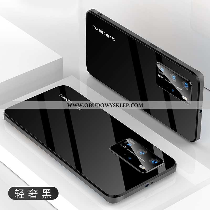 Futerał Huawei P40 Silikonowe Szkło Futerał, Pokrowce Huawei P40 Ochraniacz Etui Czerwona