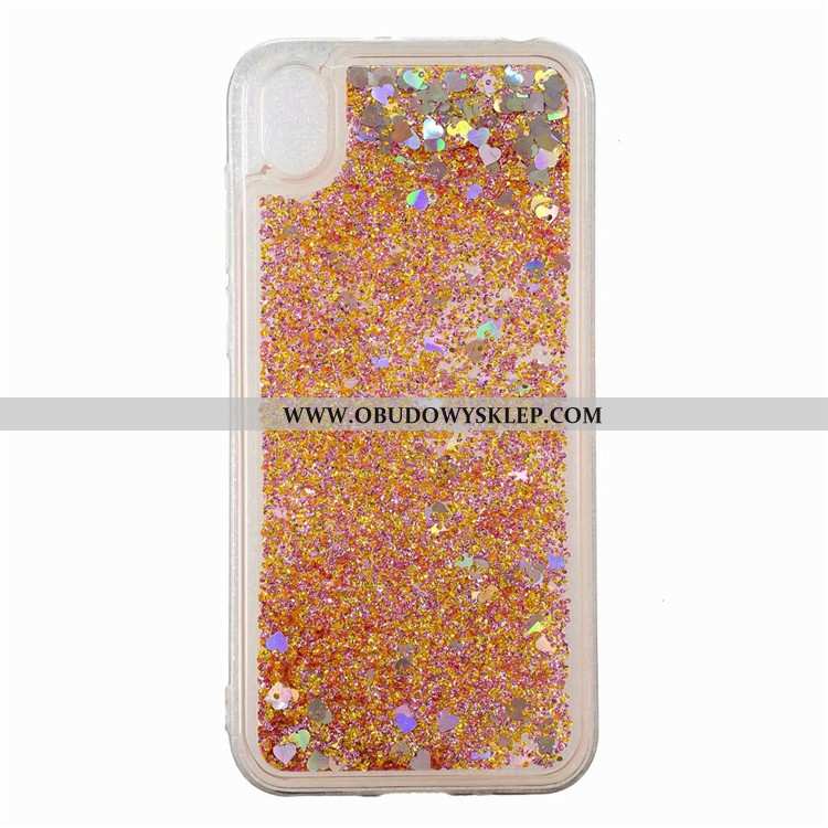 Futerał Huawei Y5 2020 Moda Kreatywne Quicksand, Pokrowce Huawei Y5 2020 Wiszące Ozdoby Trendy Rozow