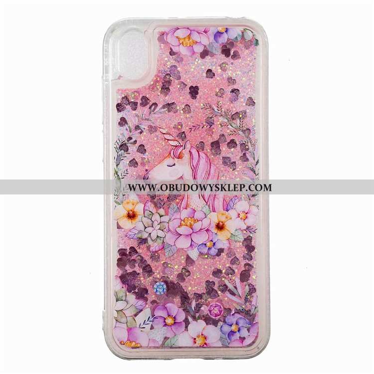 Futerał Huawei Y5 2020 Moda Kreatywne Quicksand, Pokrowce Huawei Y5 2020 Wiszące Ozdoby Trendy Rozow