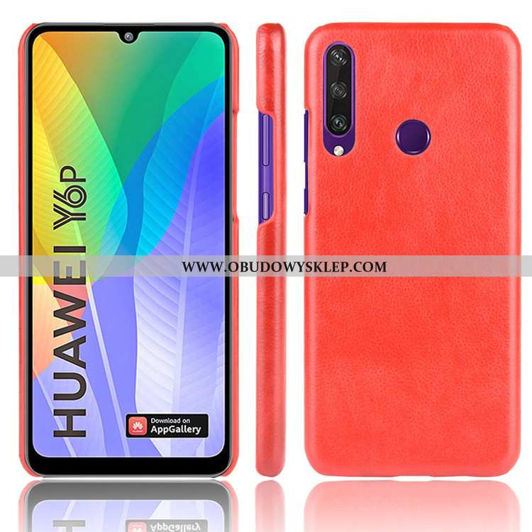 Futerał Huawei Y6p Ochraniacz Wzór Trudno, Pokrowce Huawei Y6p Skóra Trendy Czarna