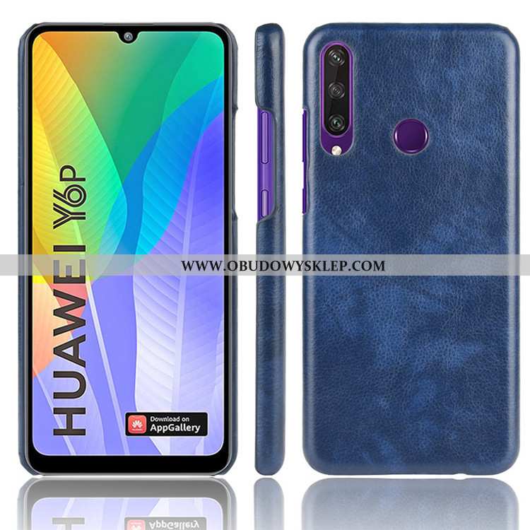 Futerał Huawei Y6p Ochraniacz Wzór Trudno, Pokrowce Huawei Y6p Skóra Trendy Czarna