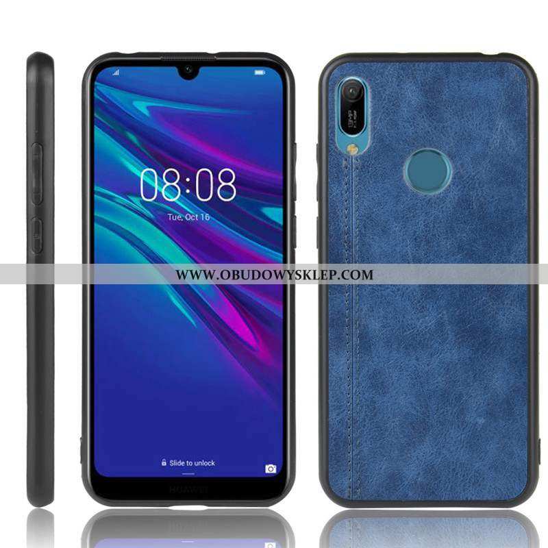Futerał Huawei Y6s Ochraniacz All Inclusive Lekkie, Pokrowce Huawei Y6s Cienkie Ciemno Niebieski Gra
