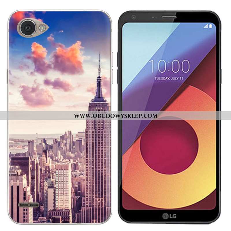 Futerał Lg Q6 Kreatywne Silikonowe, Pokrowce Lg Q6 Trendy Kolor Niebieska