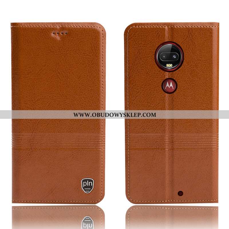Futerał Moto G7 Plus Ochraniacz All Inclusive Czarny, Pokrowce Moto G7 Plus Skórzane Etui Czarna