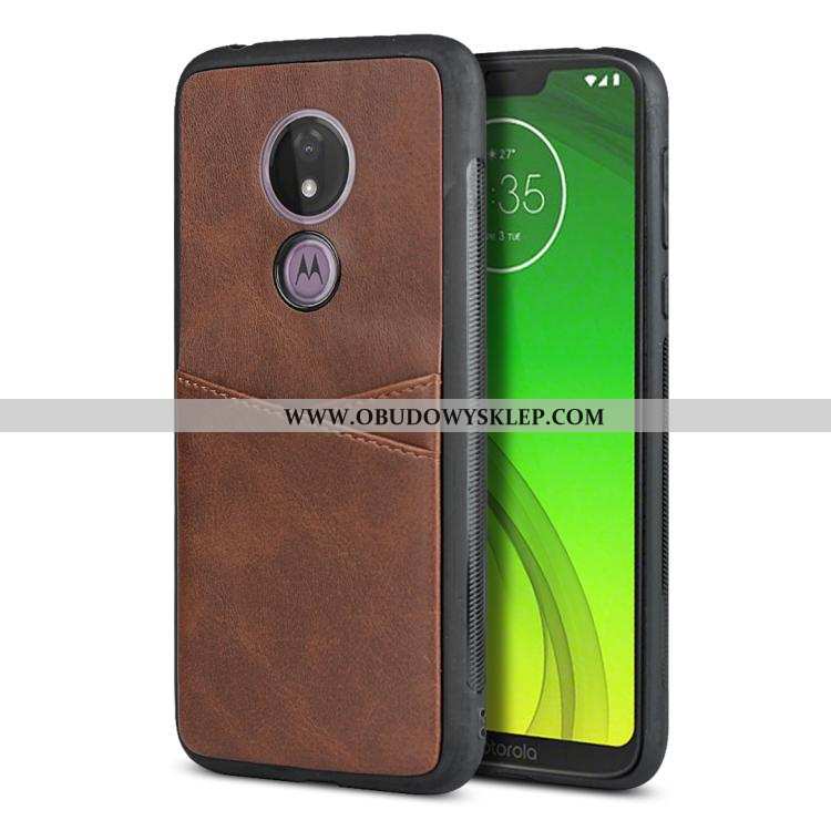 Futerał Moto G7 Power Ochraniacz Karta Czerwony, Pokrowce Moto G7 Power Miękki Silikonowe Czerwona