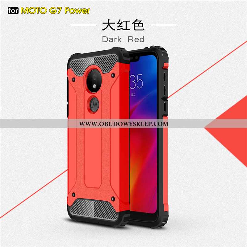 Futerał Moto G7 Power Osobowość Czysta Biel Złoto, Pokrowce Moto G7 Power Kreatywne