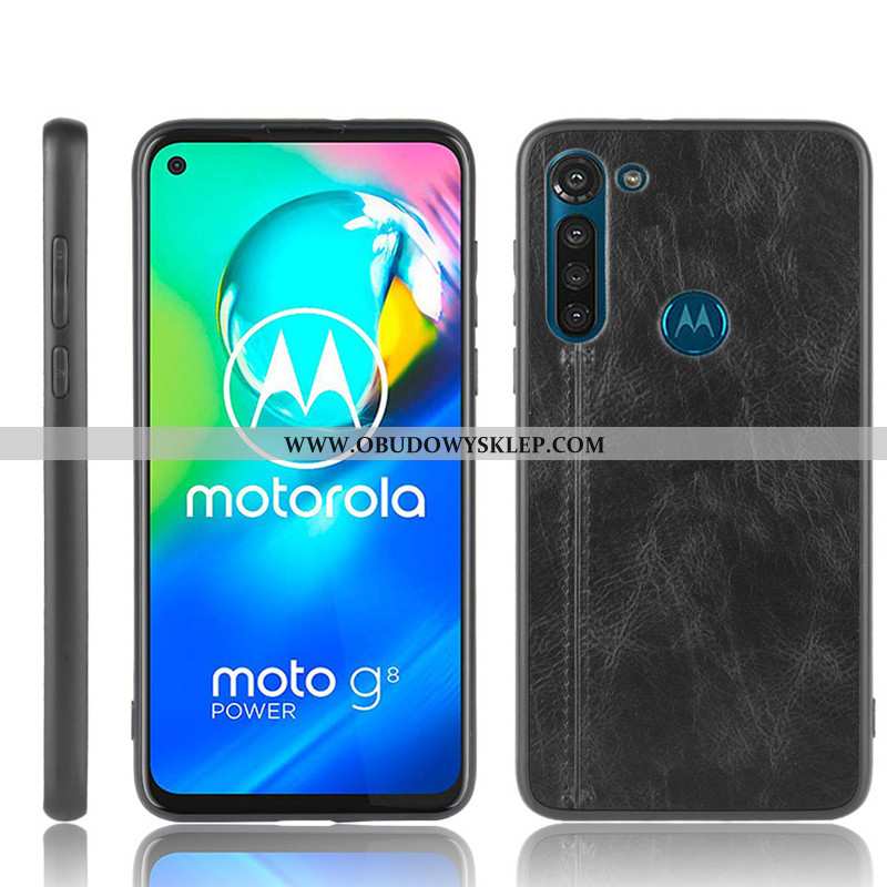 Futerał Moto G8 Power Ochraniacz Trudno Bydło, Pokrowce Moto G8 Power Wzór Czerwony Czerwona