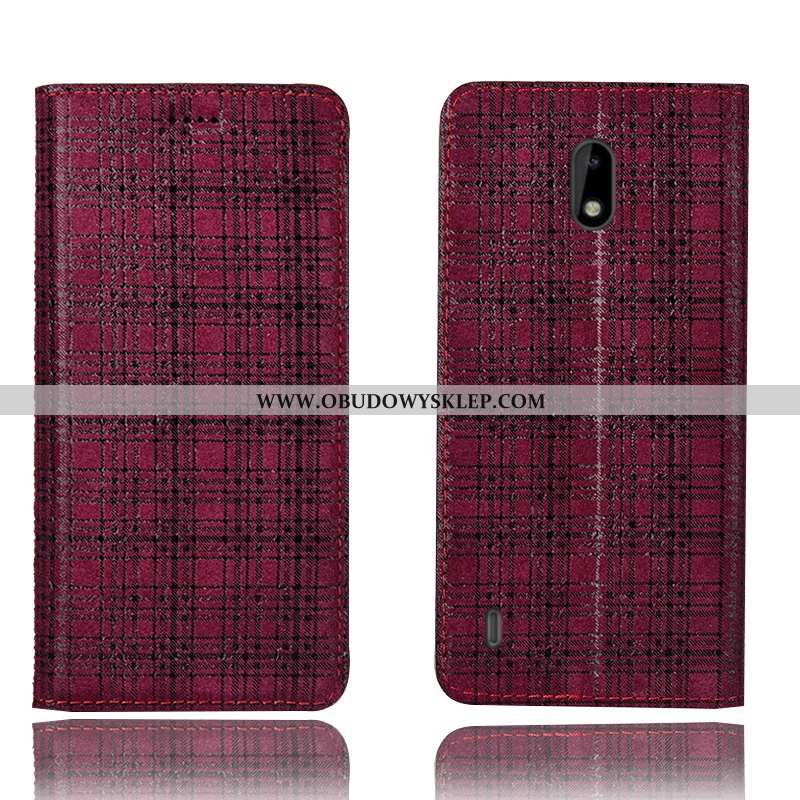 Futerał Nokia 2.2 Ochraniacz Etui Telefon Komórkowy, Pokrowce Nokia 2.2 Prawdziwa Skóra Aksamit Bord