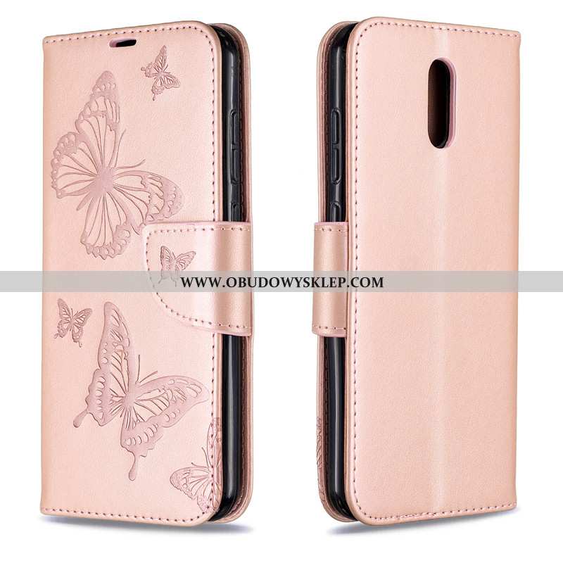 Futerał Nokia 2.3 Wiszące Ozdoby Ochraniacz, Pokrowce Nokia 2.3 Relief Motyl Różowy