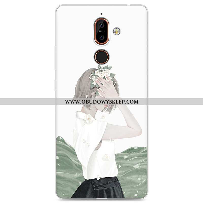 Futerał Nokia 7 Plus Miękki Niebieski Futerał, Pokrowce Nokia 7 Plus Ochraniacz Anti-fall Niebieska