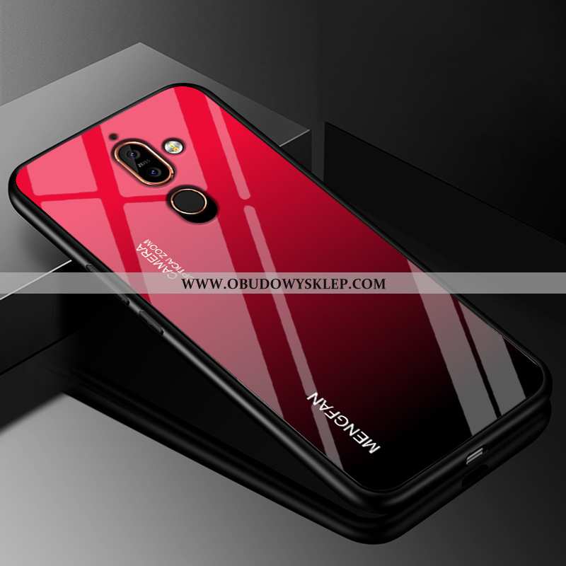 Futerał Nokia 7 Plus Ochraniacz Telefon Komórkowy Etui, Pokrowce Nokia 7 Plus Szkło Gradient Kolorow