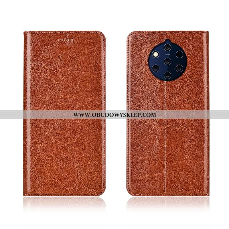 Futerał Nokia 9 Pureview Miękki Wzór Klapa, Pokrowce Nokia 9 Pureview Silikonowe Żółty Żółta