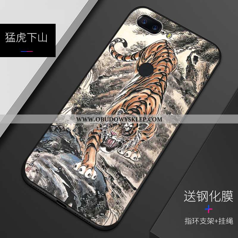 Futerał Oneplus 5t Relief Dostosowane Telefon Komórkowy, Pokrowce Oneplus 5t Silikonowe Nubuku Beżow