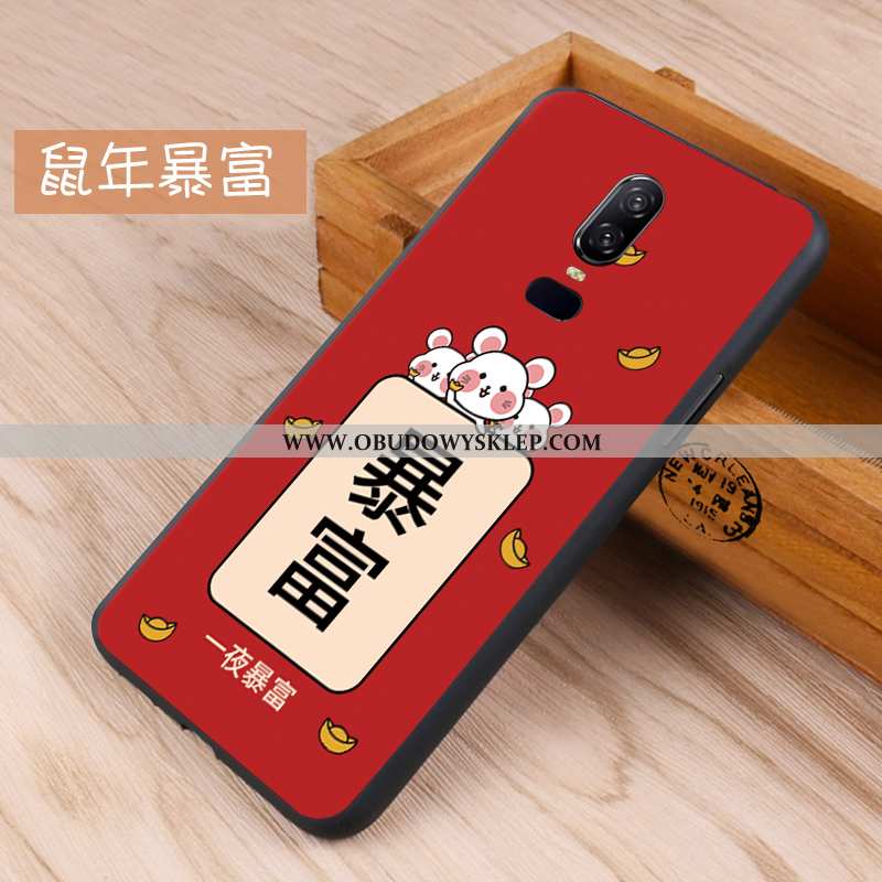 Futerał Oneplus 6 Kreatywne All Inclusive Futerał, Pokrowce Oneplus 6 Trendy Silikonowe Biała