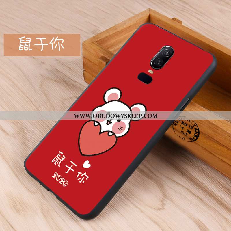 Futerał Oneplus 6 Kreatywne All Inclusive Futerał, Pokrowce Oneplus 6 Trendy Silikonowe Biała