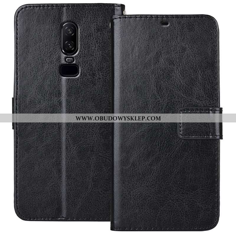 Futerał Oneplus 6 Skórzane Etui Telefon Komórkowy, Pokrowce Oneplus 6 Portfel Obudowa Różowy