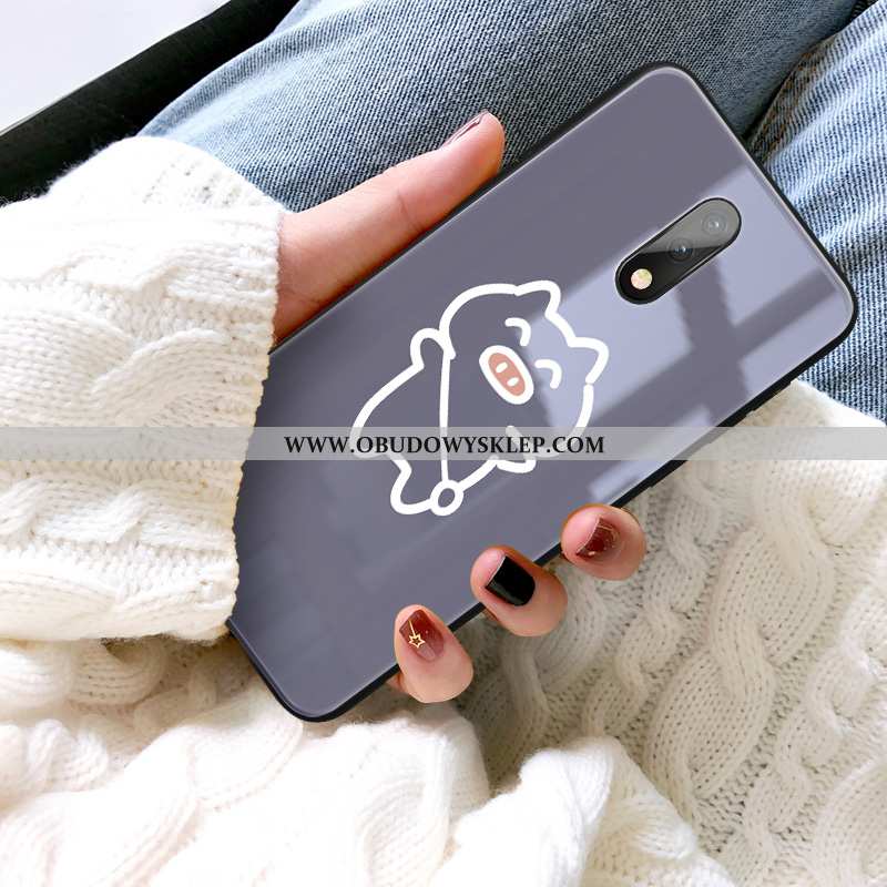 Futerał Oneplus 7 Szkło Świeży Ochraniacz, Pokrowce Oneplus 7 Osobowość Rozowa