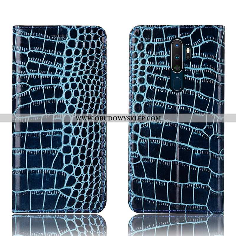 Futerał Oppo A5 2020 Ochraniacz Pokrowce Etui, Oppo A5 2020 Skórzane Etui Anti-fall Kawowy