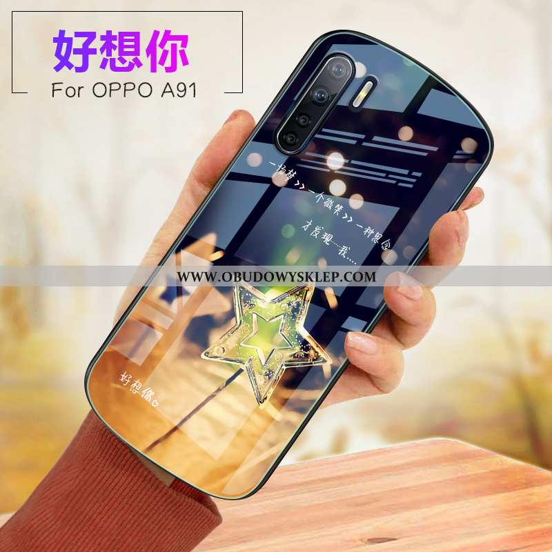 Futerał Oppo A91 Miękki Etui Futerał, Pokrowce Oppo A91 Szkło Anti-fall Rozowa