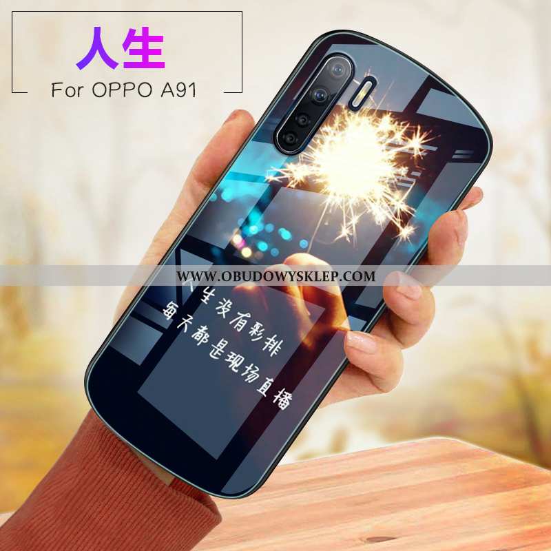 Futerał Oppo A91 Miękki Etui Futerał, Pokrowce Oppo A91 Szkło Anti-fall Rozowa