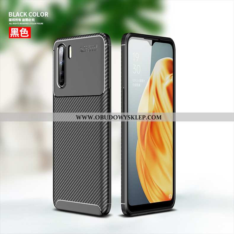 Futerał Oppo A91 Silikonowe Anti-fall All Inclusive, Pokrowce Oppo A91 Osobowość Czarny Czarna