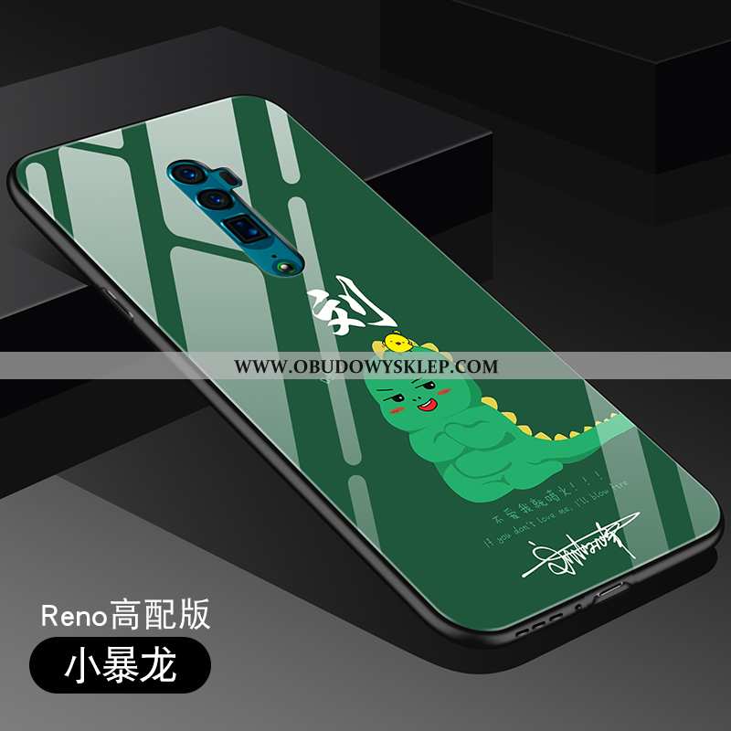 Futerał Oppo Reno 10x Zoom Trendy Nubuku, Pokrowce Oppo Reno 10x Zoom Silikonowe Lustro Khaki