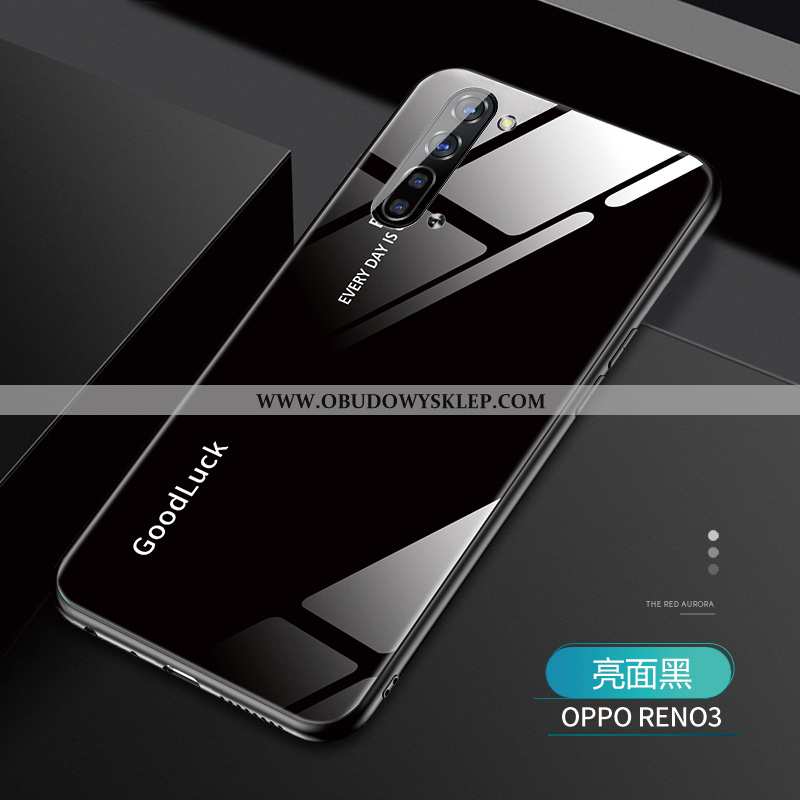 Futerał Oppo Reno 3 Moda Ochraniacz Purpurowy, Pokrowce Oppo Reno 3 Osobowość Gradient Fioletowy
