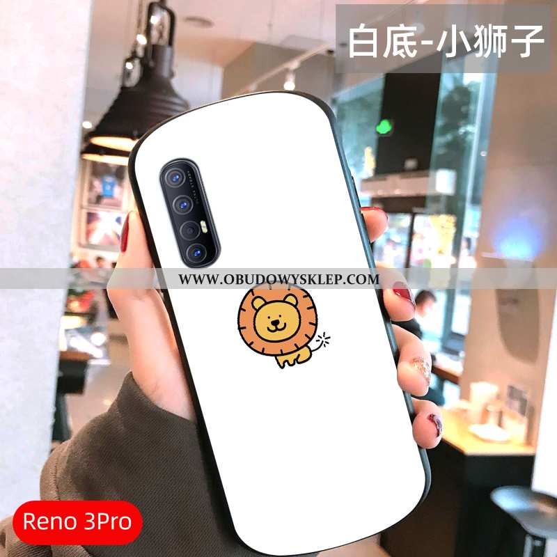 Futerał Oppo Reno 3 Pro Cienkie Łuk Lustro, Pokrowce Oppo Reno 3 Pro Ochraniacz Etui Rozowa