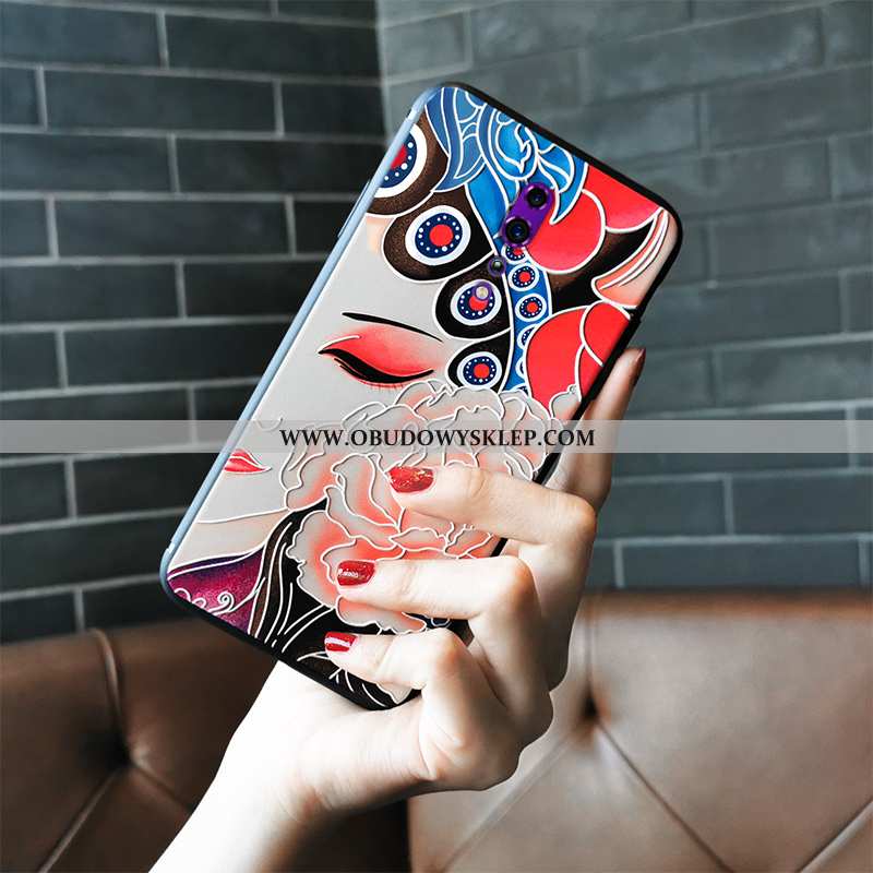 Futerał Oppo Reno Z Trendy Anti-fall Hua Dan, Pokrowce Oppo Reno Z Miękki Relief Rozowa