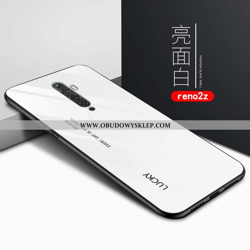 Futerał Oppo Reno2 Z Ochraniacz Jasny Trendy, Pokrowce Oppo Reno2 Z Szkło Wiatr Rozowa