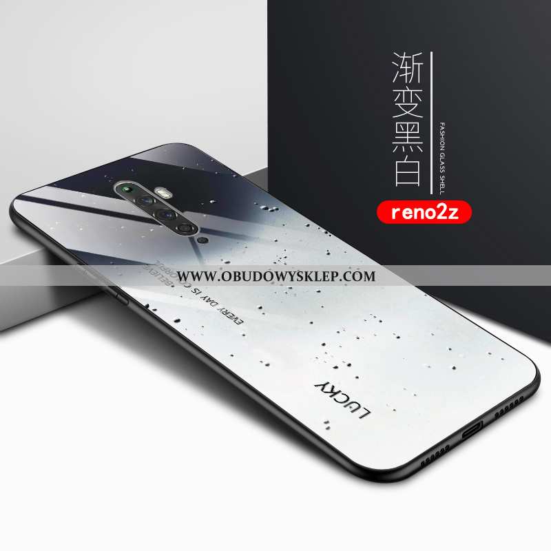 Futerał Oppo Reno2 Z Ochraniacz Jasny Trendy, Pokrowce Oppo Reno2 Z Szkło Wiatr Rozowa
