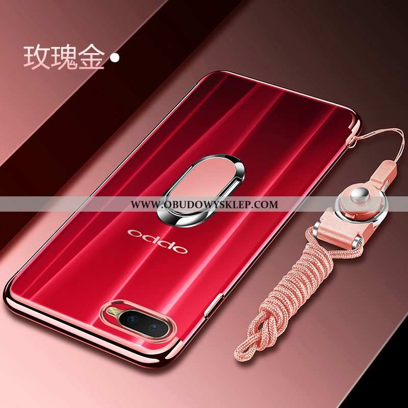 Futerał Oppo Rx17 Neo Silikonowe Etui Ring, Pokrowce Oppo Rx17 Neo Ochraniacz Anti-fall Niebieska