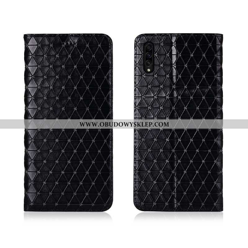 Futerał Samsung Galaxy A30s Prawdziwa Skóra Krata Pokrowce, Pokrowce Samsung Galaxy A30s Trendy Anti