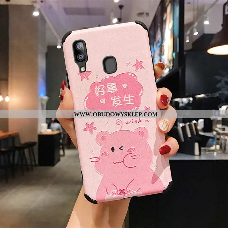 Futerał Samsung Galaxy A40 Miękki Relief Gwiazda, Pokrowce Samsung Galaxy A40 Silikonowe Anti-fall B