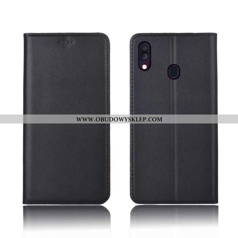 Futerał Samsung Galaxy A40 Skórzane Etui All Inclusive Futerał, Pokrowce Samsung Galaxy A40 Nubuku N