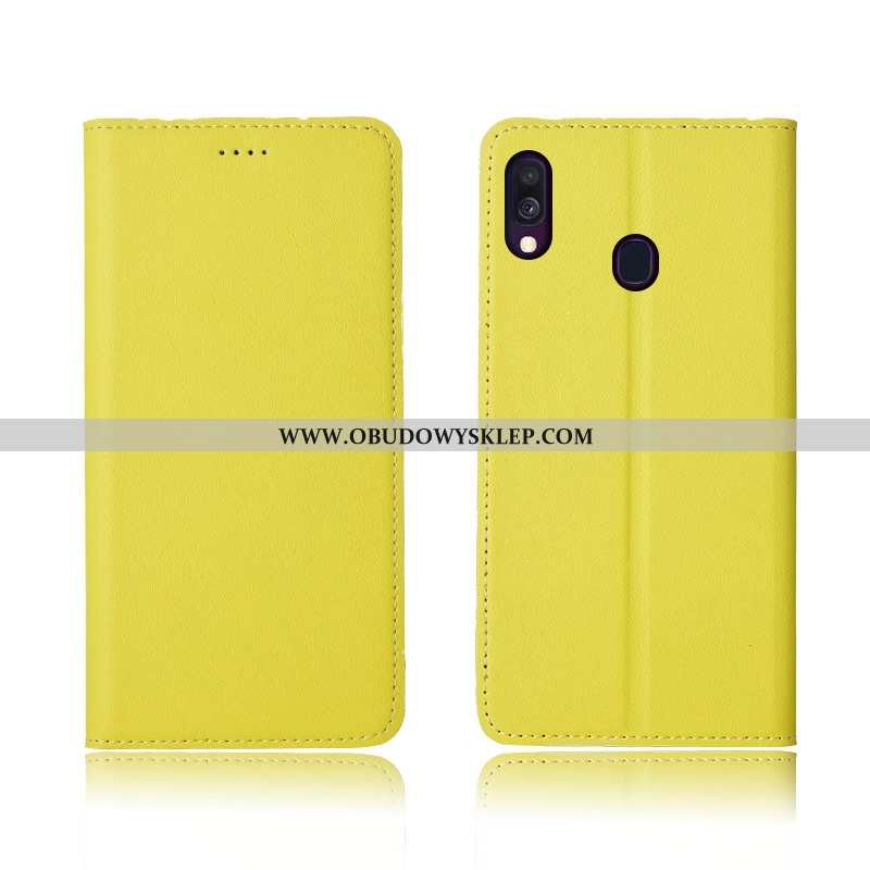 Futerał Samsung Galaxy A40 Skórzane Etui All Inclusive Futerał, Pokrowce Samsung Galaxy A40 Nubuku N