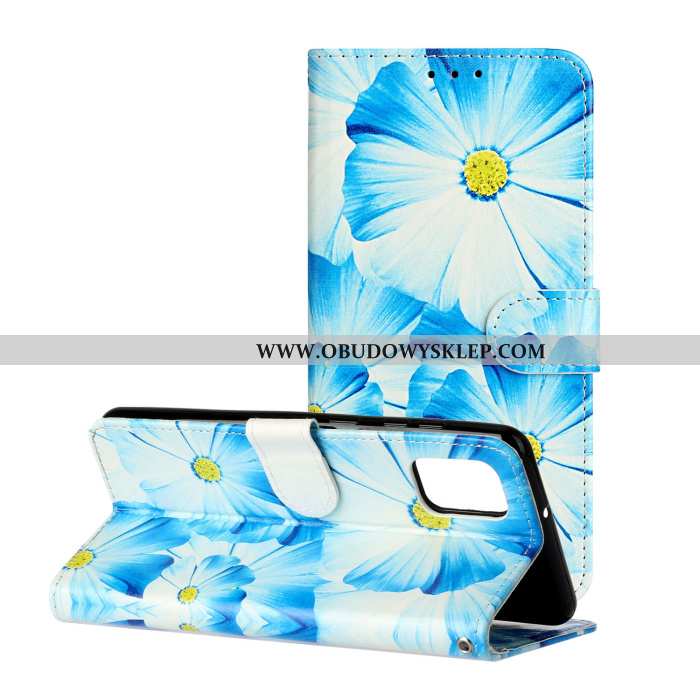 Futerał Samsung Galaxy A41 Piękny Kreskówka Gwiazda, Pokrowce Samsung Galaxy A41 Trendy Klapa Biała
