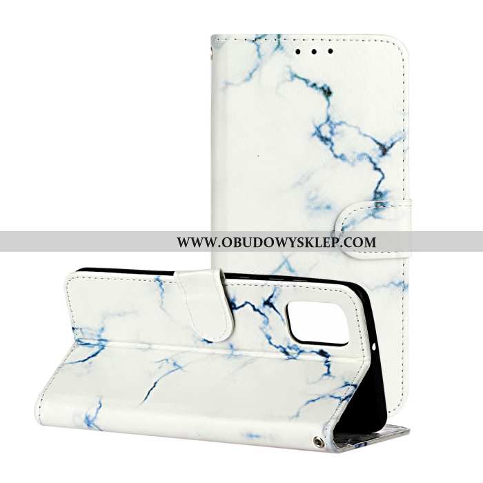 Futerał Samsung Galaxy A41 Piękny Kreskówka Gwiazda, Pokrowce Samsung Galaxy A41 Trendy Klapa Biała